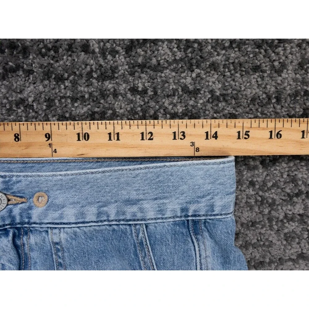 American Eagle Cargo Joggers Womens 4 Blue Stretch Distressed Denim Outdoor